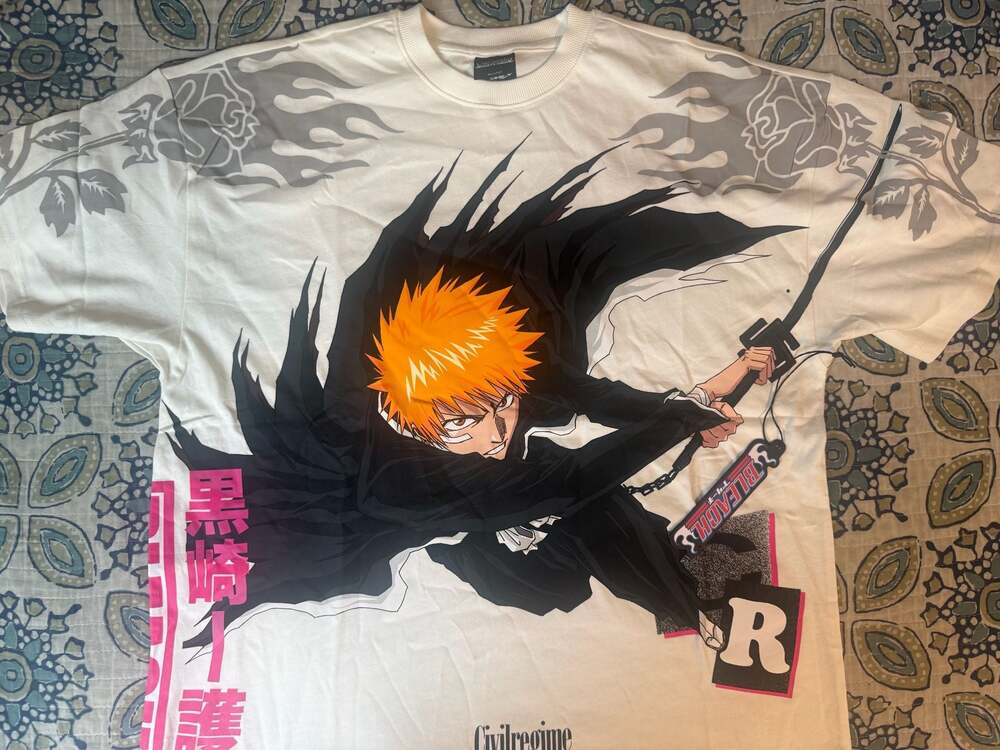 Civil Regime x Bleach Ichigo Kurosaki Graphic T-Shirt